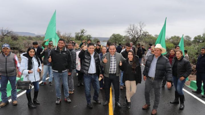 Ricardo Gallardo entrega nuevos caminos en SLP para mejorar movilidad