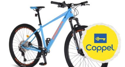 Coppel remata bici de montaña con 12 velocidades y rines de aluminio con descuento de 8,000 pesos