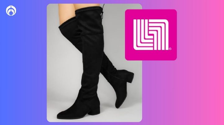 Liverpool: las botas negras elegantes arriba de la rodilla, perfectas para el frío están en remate