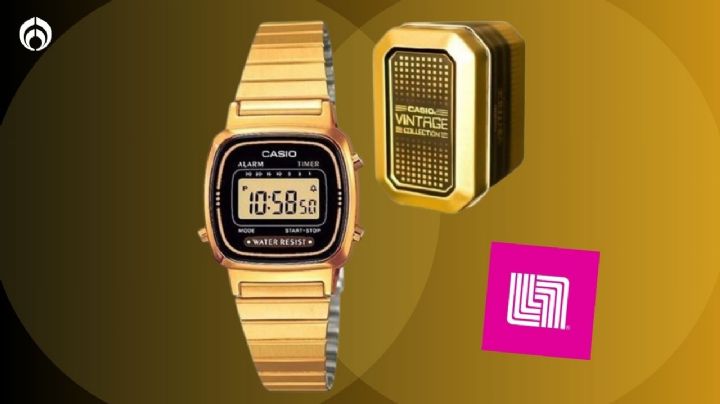 Liverpool: el reloj CASIO dorado que es un clásico y está a precio de regalo