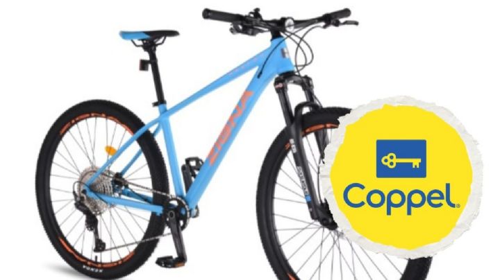 Coppel remata bici de montaña con 12 velocidades y rines de aluminio con descuento de 8,000 pesos