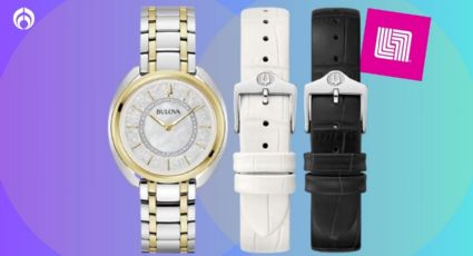 Liverpool lanza oferta imperdible en reloj Bulova de clase alta con 40 diamantes y correas extra