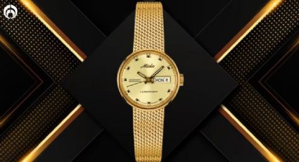 Liverpool pone a precio de regalo el reloj Mido Commander 1959 dorado para mujer