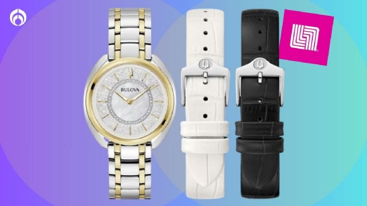 Liverpool lanza oferta imperdible en reloj Bulova de clase alta con 40 diamantes y correas extra