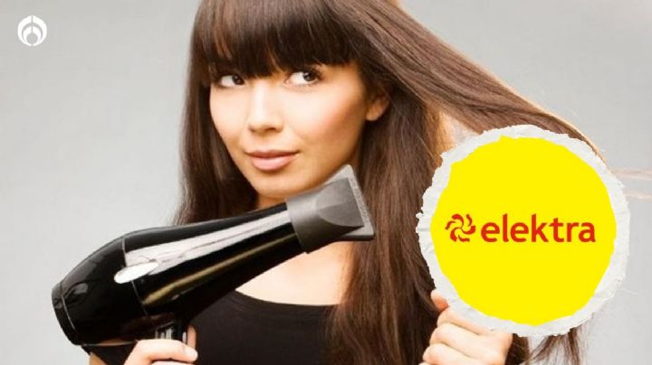 Elektra remata potente secadora de cabello anti frizz en 500 pesos por tiempo limitado