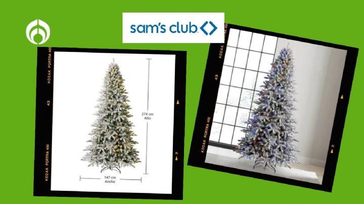 Sam’s Club remata el precio de este precioso arbolito de Navidad con luces incluidas