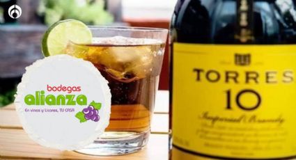 Bodegas Alianza remata brandy Torres 10 ¡en menos de 300 pesos!