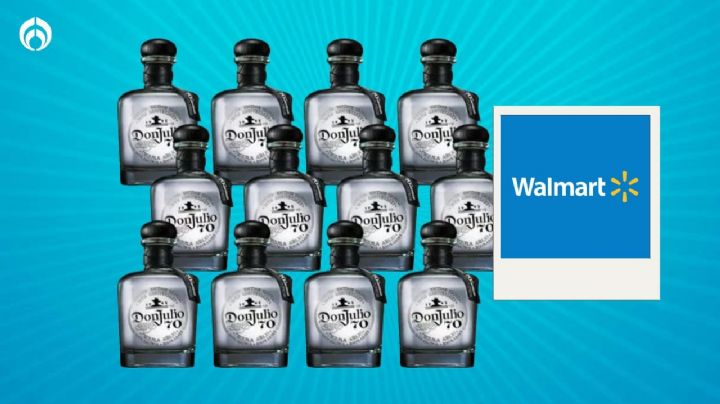 Walmart remata paquete de 12 tequilas de 700 ml de Don Julio 70 y le descuenta más de 5 mil pesos