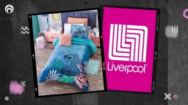 Liverpool vende baratísimo cobertor acolchado e interior de felpa extra cálida de Stitch