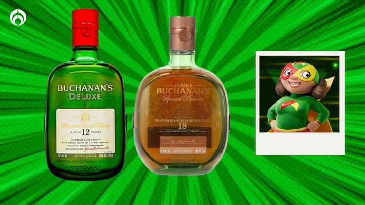 Bodega Aurrera remata paquete de lujo de whisky Buchanan's Deluxe y Reserva Especial