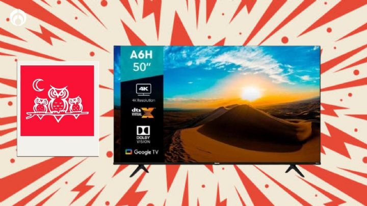 Sanborns vende casi regalada esta pantalla 4K Hinsense de 50 pulgadas con descuentote del 71%