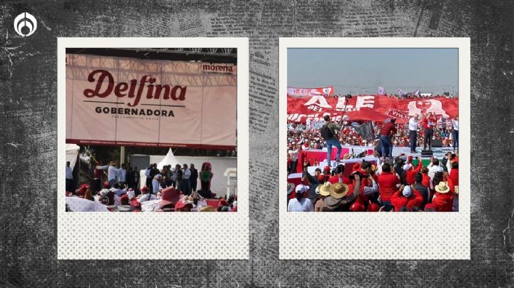 El destino del Edomex pasa por Texcoco: Delfina y Del Moral cierran sus precampañas