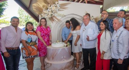 Bodas Colectivas en Poza Rica: 49 parejas dan certeza jurídica a su relación