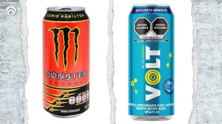 Monster vs. Volt: ¿Qué bebida energizante es más dañina, según Profeco?