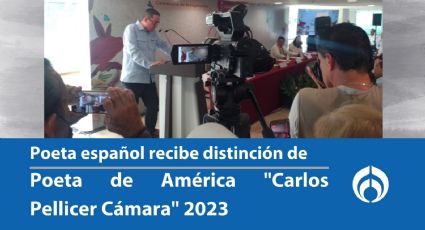 Literario español Luis García Montero es distinguido con el premio 'Poeta de América' en Tabasco