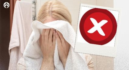 3 razones por las que no debes secar tu cara con tu toalla de baño