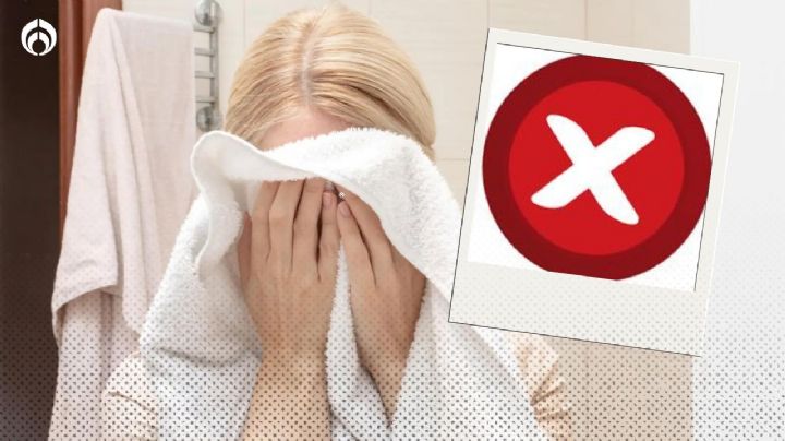 3 razones por las que no debes secar tu cara con tu toalla de baño