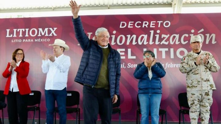 Firma AMLO decreto para declarar Zona de Reserva Minera de Litio a municipios de Sonora 