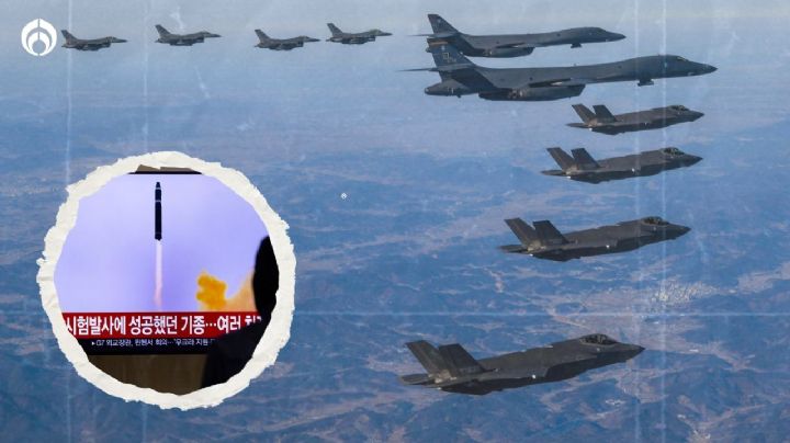 Corea del Norte lanza misil de largo alzance; Corea del Sur y EUA responden (FOTOS)