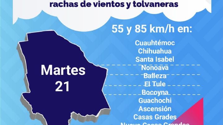 Nuevo frente frío ocasionará fuertes vientos y aguanieve en el estado