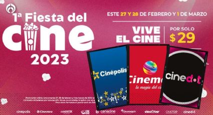 Cinépolis: estas son las ‘pelis’ que podrás ver en la Fiesta del Cine 2023 por 29 pesitos