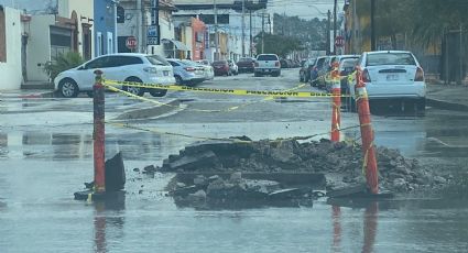 Tras lluvia surgen desperfectos en calles previamente reparadas en Hermosillo