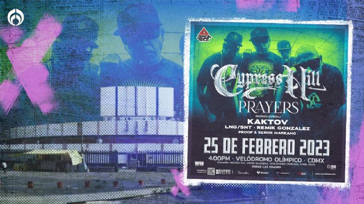 Cypress Hill y Prayers llegan al Velódromo Olímpico de la CDMX