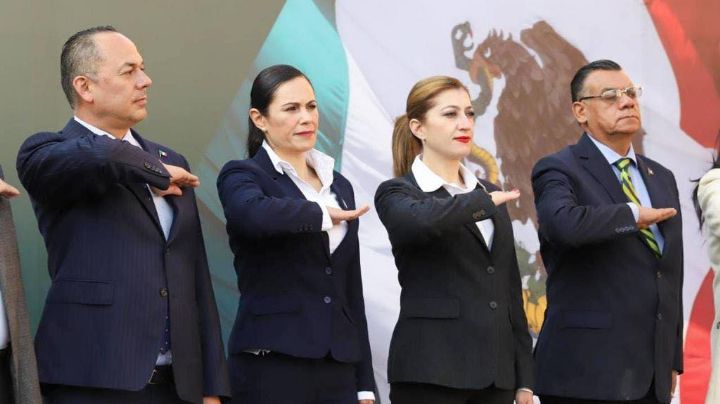 Día de la Bandera: Escoltas escolares fueron reconocidos en León