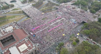 Marcha en defensa del INE: protestan 27 mil contra Plan B de AMLO en Monterrey