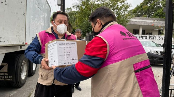 Elecciones 2023: Llegan 310 mil boletas electorales a la Junta Distrital en Tampico