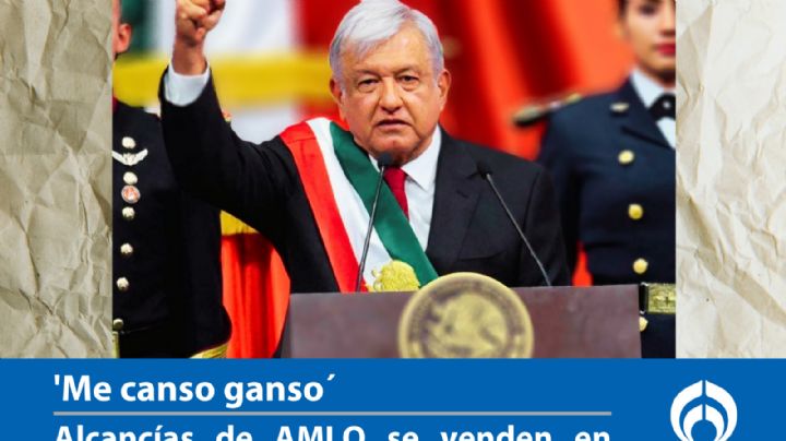 ‘Me canso ganso’ que ahora si ahorro; Don Isaías presenta la alcancía con la imagen de AMLO