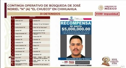 Permanente el operativo para capturar al "chueco"; se ofrece 5 mdp a quien de información