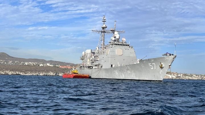 (FOTOS) Crucero 'USS Lake Champlain' en Los Cabos: buque lanzamisiles parte de la armada de EU