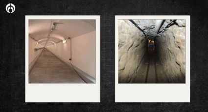 Así es el túnel del Chapo y así el del búnker de García Luna (FOTOS)