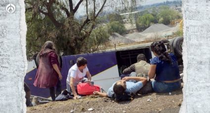 Reportan aparatoso accidente en la Autopista México -Pirámides