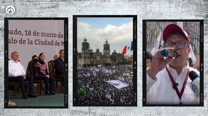 4T se reconcilia en el Zócalo: De Monreal a Santiago Nieto, a legisladores y presidenciables