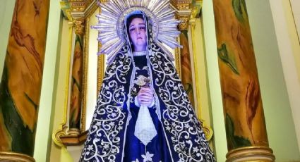 (FOTOS) Virgen de la Soledad lucirá vestido millonario diseñado por prestigioso modista