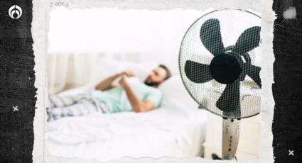 ¡A aguantar el calorón! Estos son los peligros de dormir con el ventilador prendido