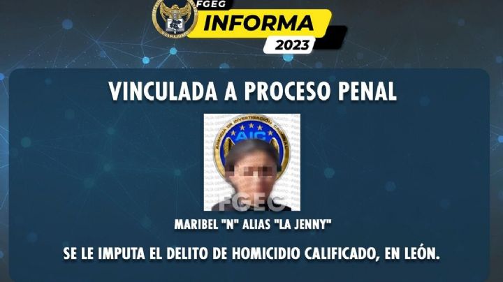 “La Jenny” es vinculada a proceso por asesinar en León a 2 hombres en 2022