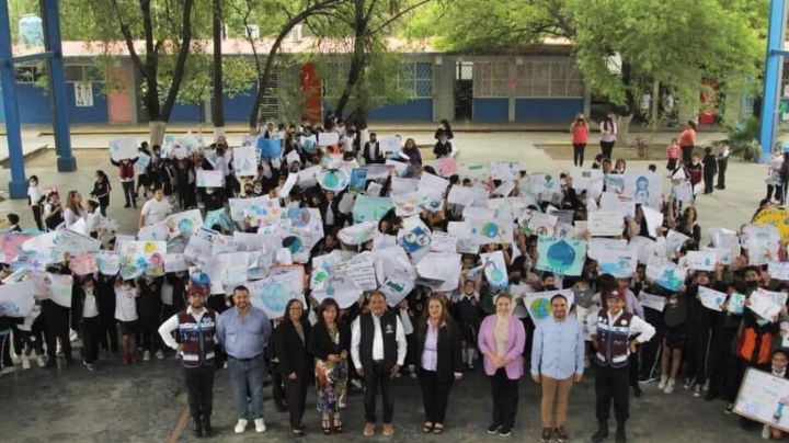 Día Mundial del Agua: arrancan campaña entre estudiantes de Escobedo NL