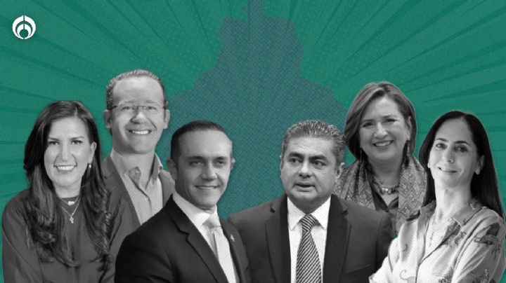 La 'conquista' de la CDMX: 6 opositores 'se amontonan' para arrebatarle la capital a Morena en 2024