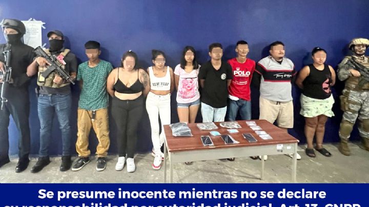 Desmantelan a 2 grupos de narcomenudistas con 'bolsitas' de crack y cristal