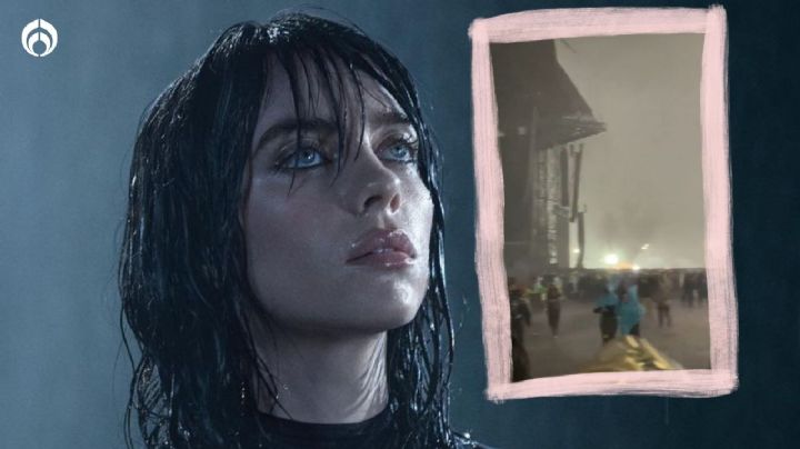 Fans de Billie Eilish temen cancelación de concierto por lluvia torrencial en el Foro Sol (VIDEOS)