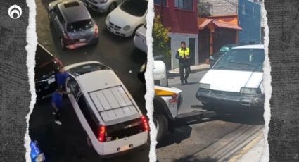 ¿Y el dueño? Camioneta que armó carambola en Coyoacán ya está en el corralón (VIDEO)