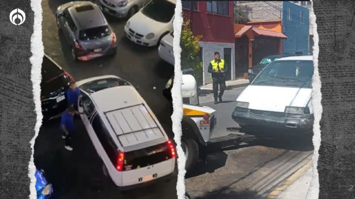 ¿Y el dueño? Camioneta que armó carambola en Coyoacán ya está en el corralón (VIDEO)