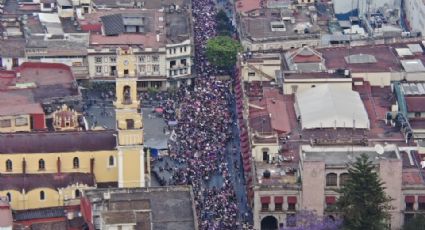 8M en Xalapa: agrupaciones con batucadas y feministas exigen justicia en el día de la mujer 2023