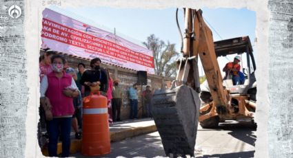 Arrancan trabajos de repavimentación en San Pablo Xalpa, Edomex