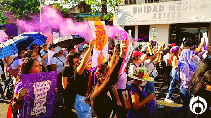 Día de la Mujer 2023: Así se vivió el 8M en Villahermosa por las manifestaciones