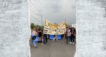 Exigen sus becas de vuelta: Estudiantes de la UNAM cierran Insurgentes en protesta contra recorte