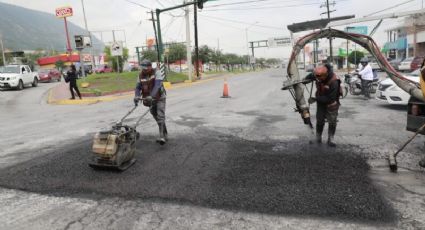 Lluvias en NL: arrancan operativo contra baches en Escobedo